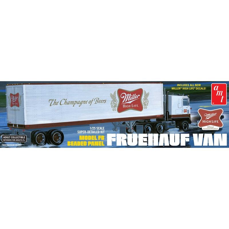 1/24 Fruehauf 40' Semi Trailer, Miller Beer