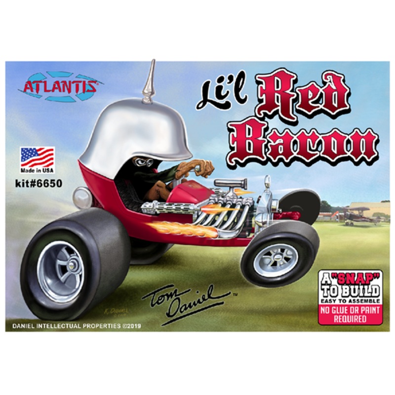 1/32 Tom Daniel's Lil Red Baron Show Rod Snap Together