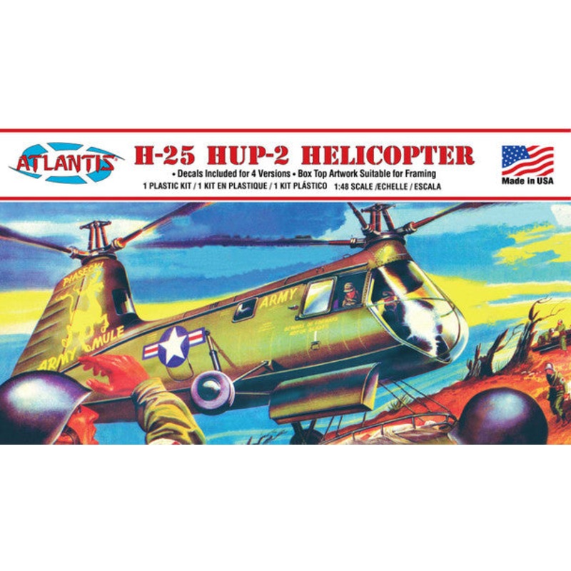 1/48 H-25 Army Mule HUP-2 Helicopter Plastic Model Kit