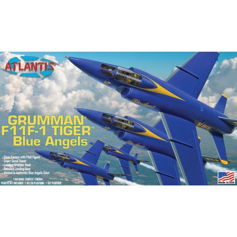 1/55 US NAVY Blue Angels F-11F1 Grumman Tiger