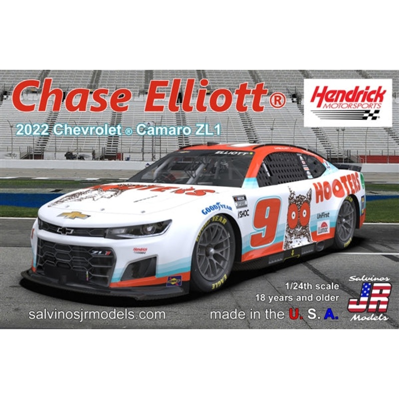 1/24 2022 Chevy Camaro Chase Elliott Hooters