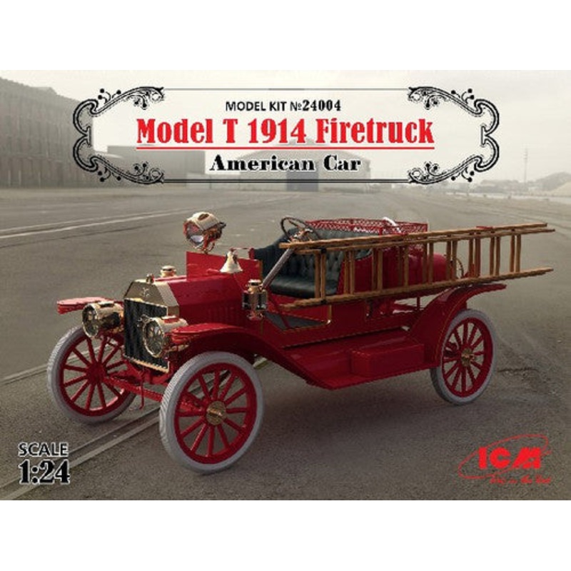 1/24 Model T 1914 Firetruck American
