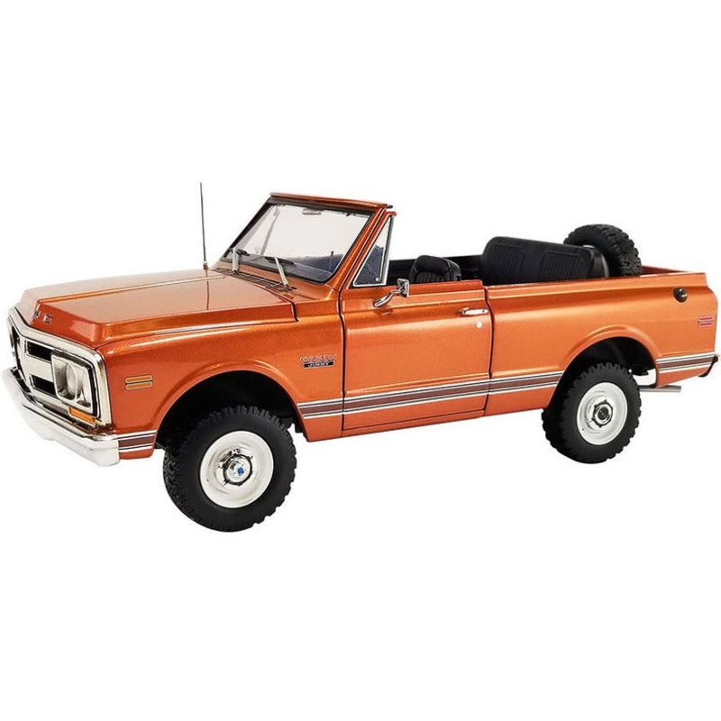 1/18 1971 GMC Jimmy Orange Metallic with White Top "Dealer Ad Truck"