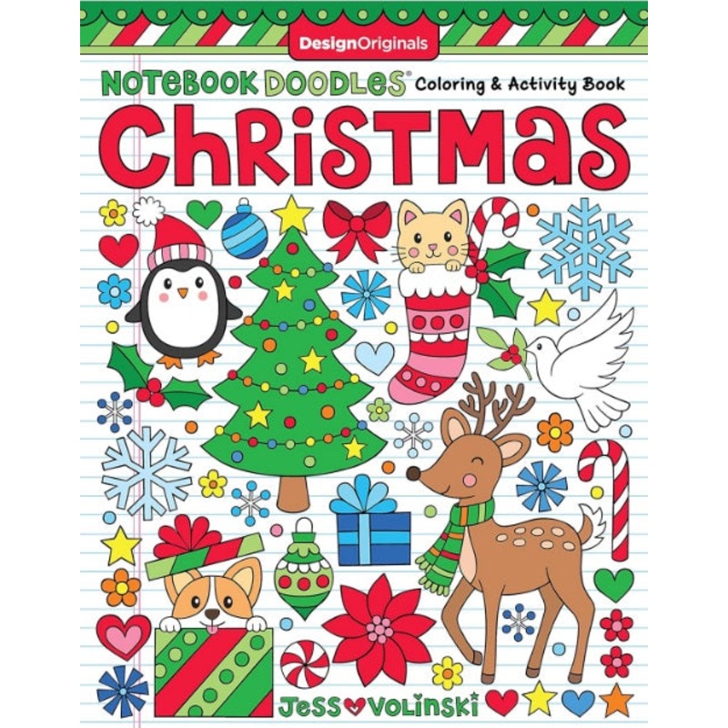 Christmas Doodles Coloring Book