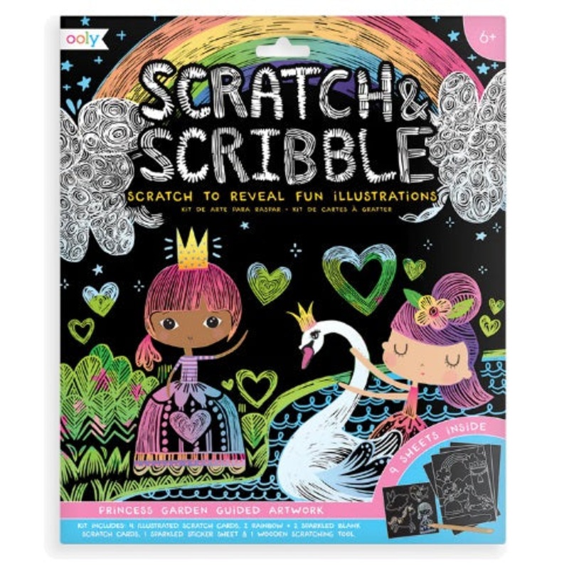 Scratch & Scribble Princess Garden