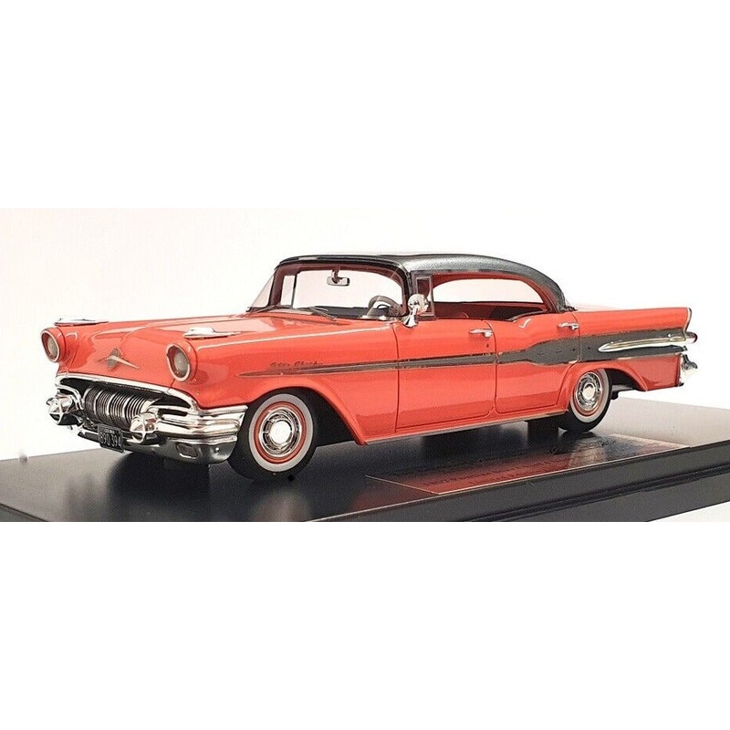 1/43 1957 Pontiac Star Chief 4-Door Hardtop Carib Coral