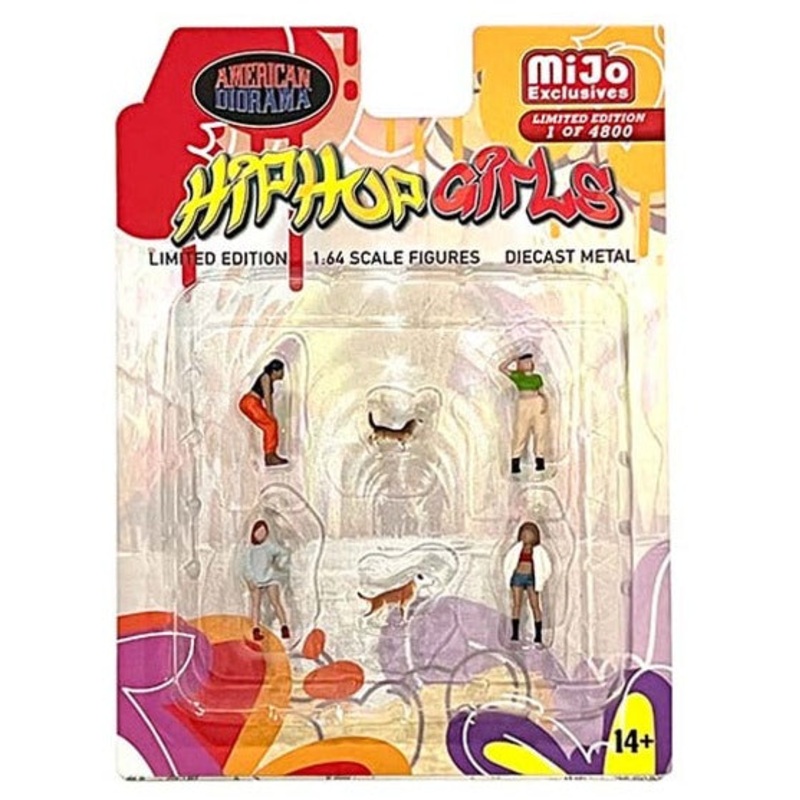 1/64 Hip Hop Girls Figures