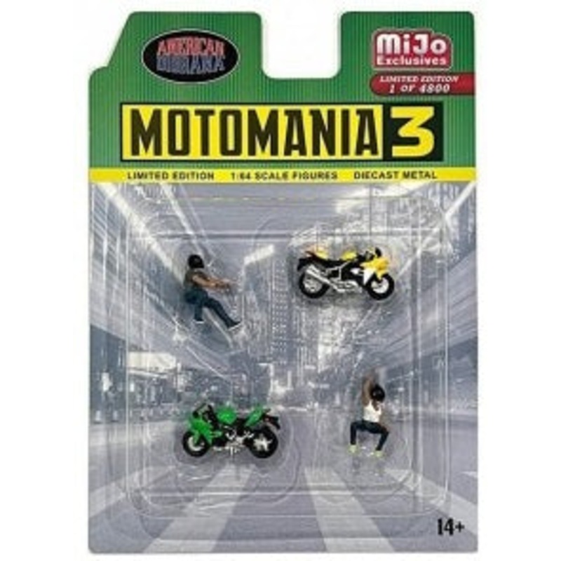 1/64 Moto Mainia 3 Figure Set