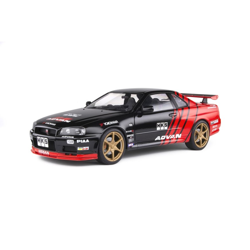 1/18 1999 Nissan Skyline GT-R R34 Advan Drift Livery Hardtop