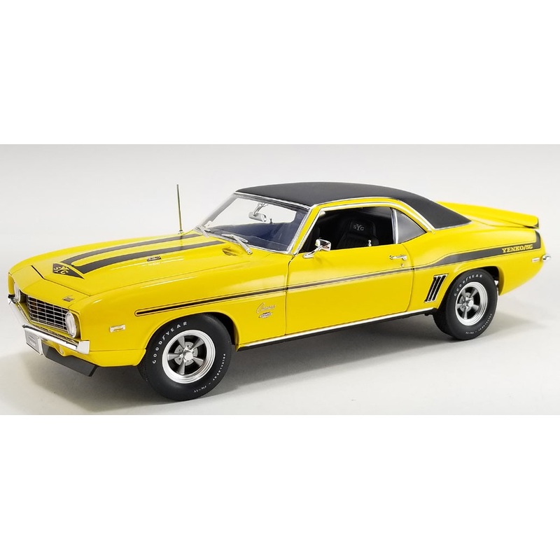 1/18 1969 Chevy Yenko Camaro Yellow with Black Interior