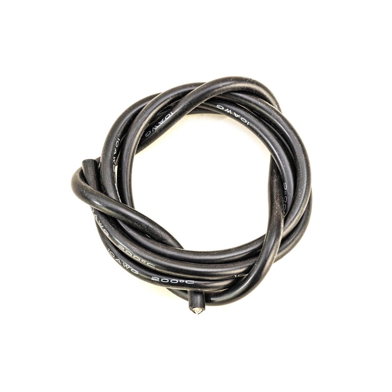 BenchCraft 10 Gauge Silicone Wire - Black (1 Meter)