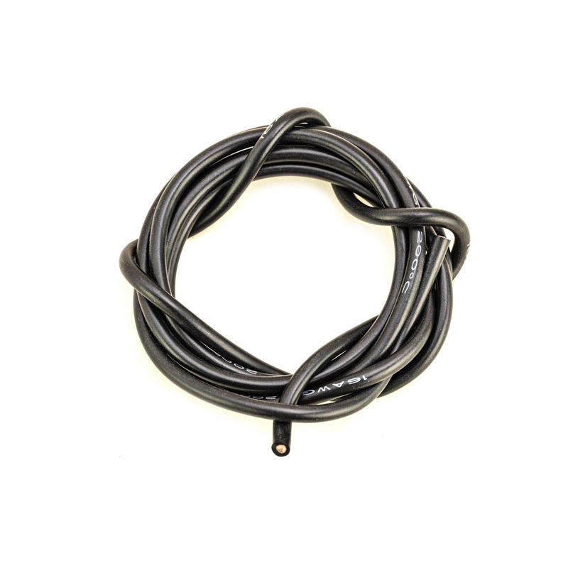 BenchCraft 16 Gauge Silicone Wire - Black (1 Meter)