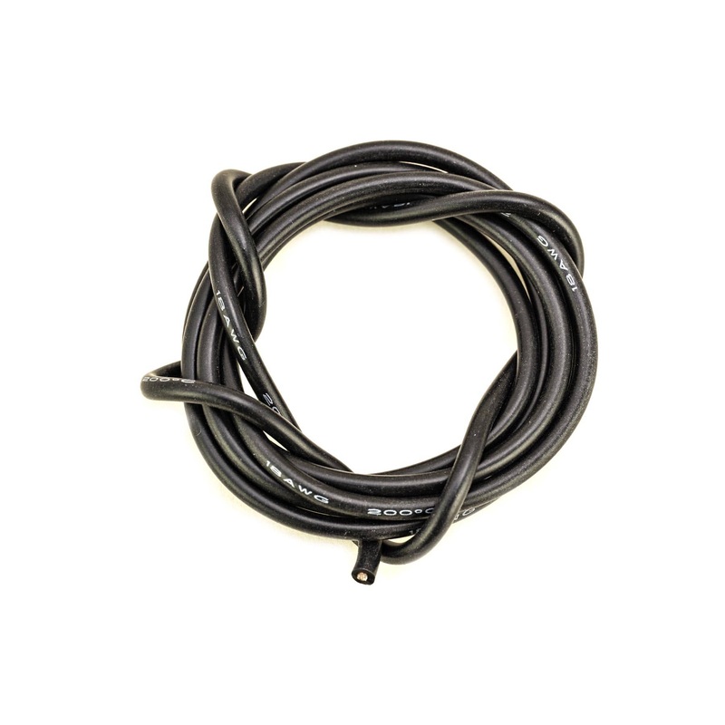 BenchCraft 18 Gauge Silicone Wire - Black (1 Meter)