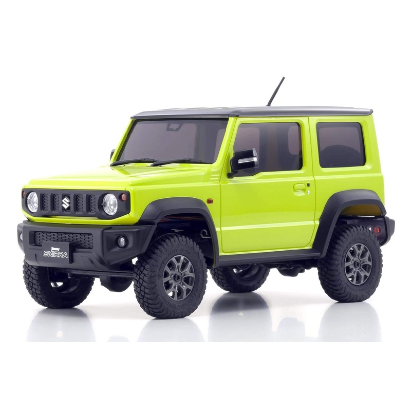 Kyosho Mini-Z 4X4 Suzuki Jimny Sierra Kinetic Yellow Crawler Readyset 1/24 Scale 4WD Truck - RTR