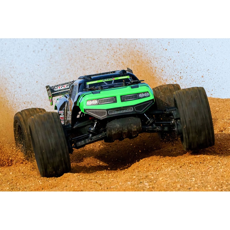 Team Corally Punisher4 4S Green 1/8 Scale 4WD Monster Truck - RTR