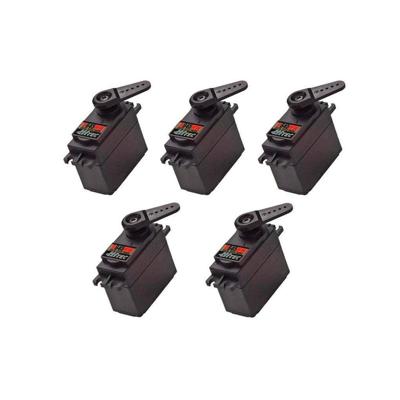 Hitec D-645MW High Voltage High Torque Digital Metal Gear Servo Airplane Multi-Pack (5 Servos)