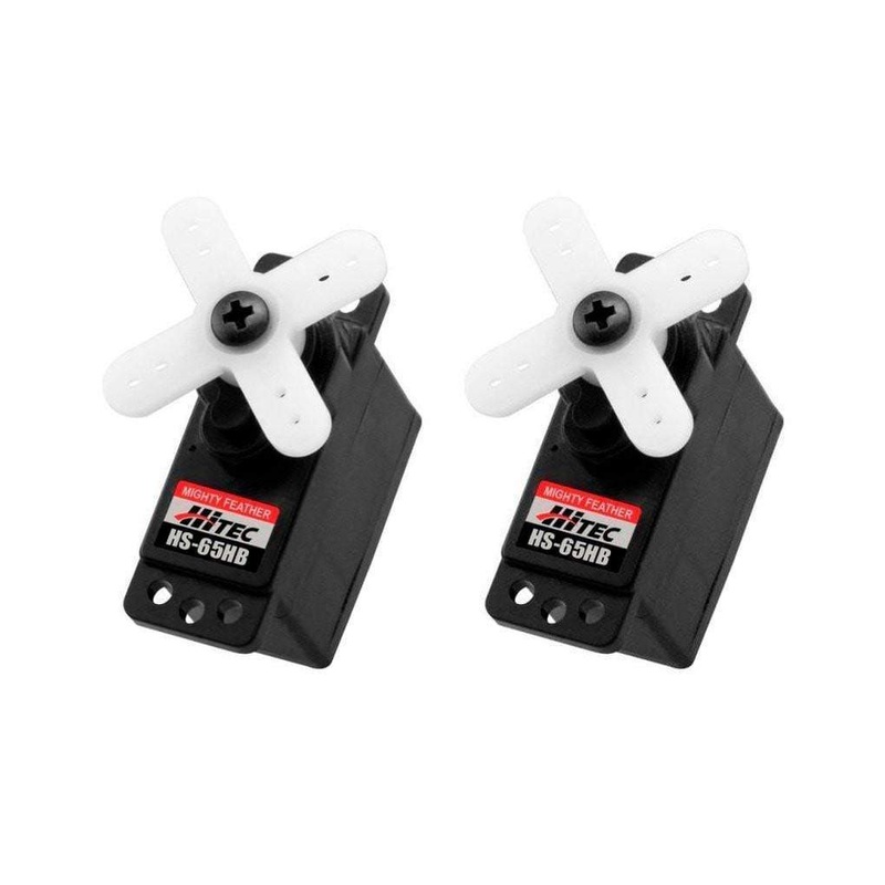 Hitec HS-65HB Very High Torque 9g Micro Servo Airplane Multi-Pack (2 Servos)