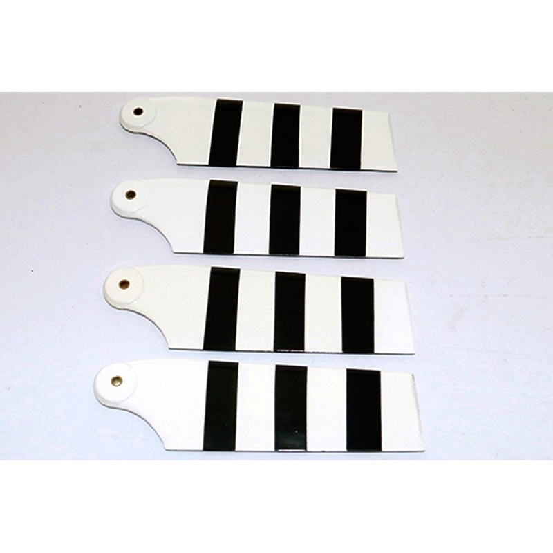 Roban 700/800 Size B429 4B Tail Set, Black/White