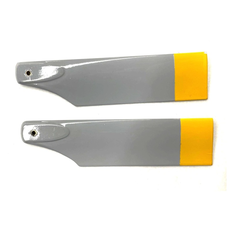 Roban 700/800 Size (with 2B Tail) - 2B Tail Set, Gray/Yellow