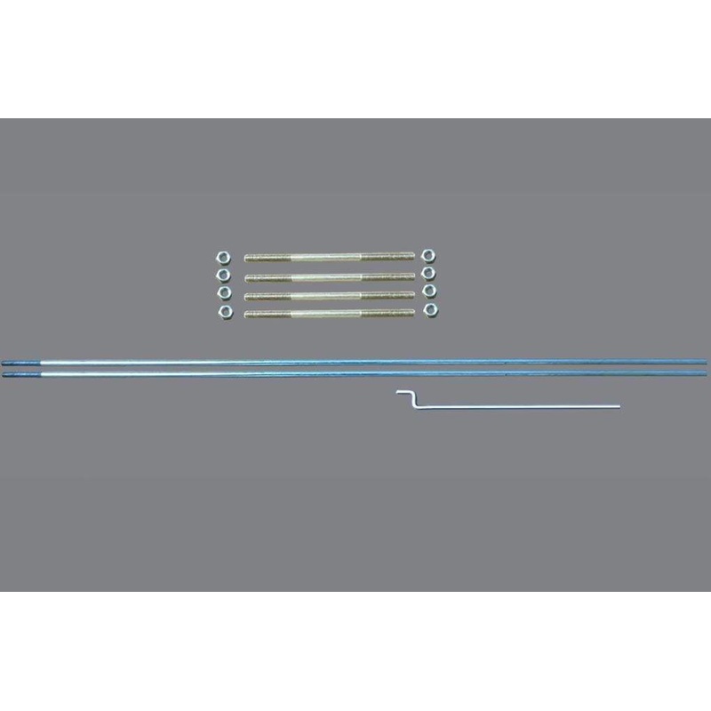 Black Horse 2240mm PZL-104 Wilga Pushrod and Linkage Set