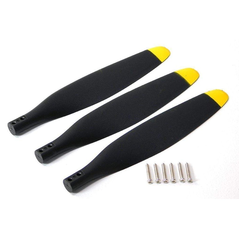 FlightLine 12x7 3-Blade Electric Propeller - Yellow Tip