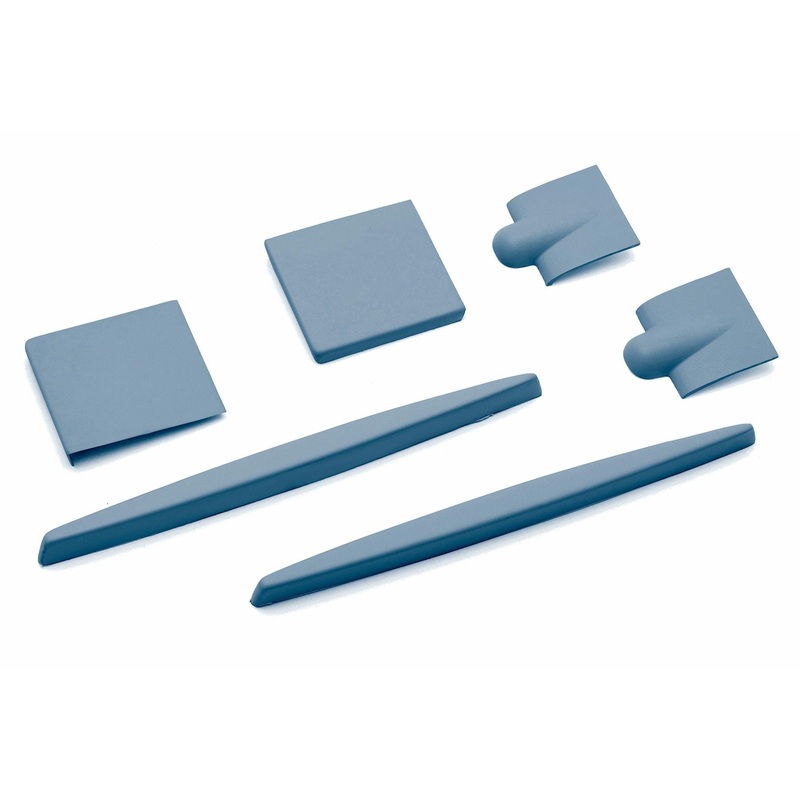 Freewing 90mm EDF PLAAF J-10A Blue/White Plastic Cover Set