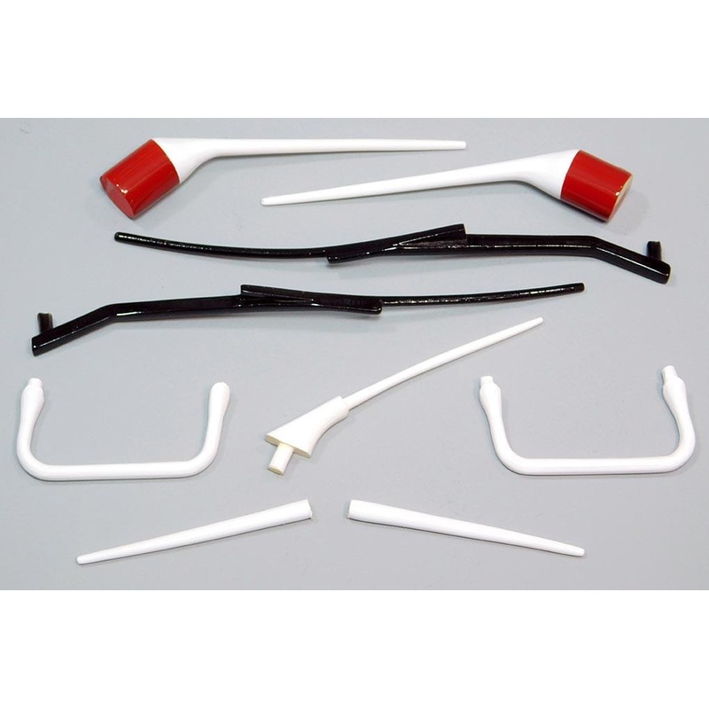 Roban 700 Size B429 Red/Black Scale Parts Set