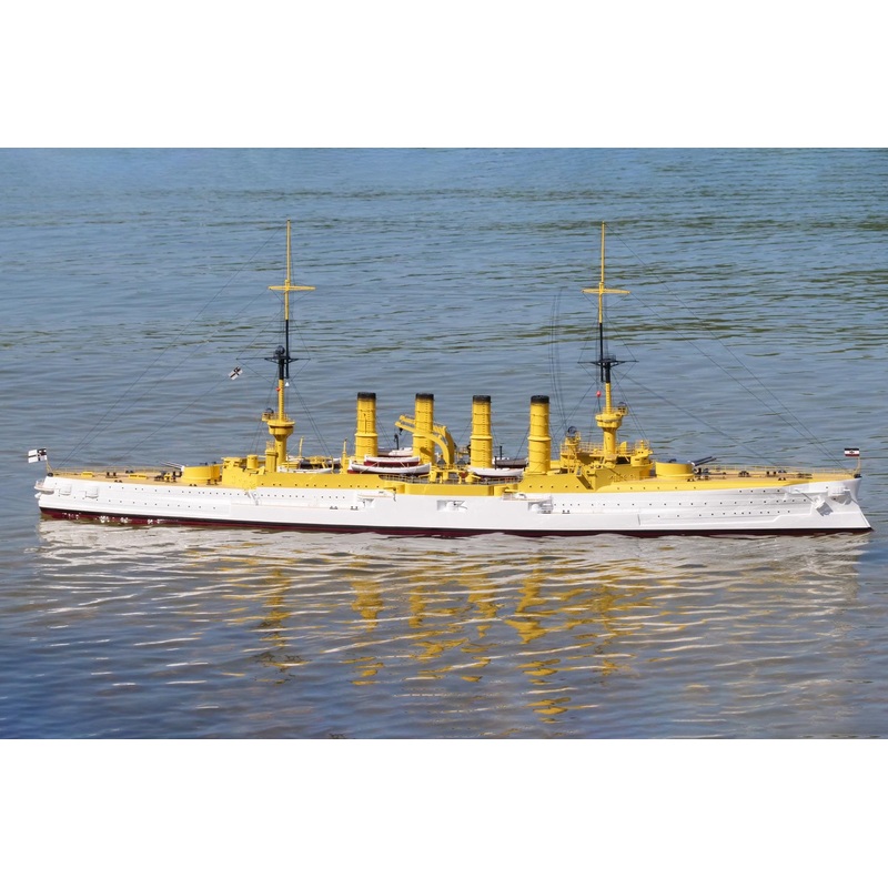 Bancroft Scharnhorst Peacetime Colors 1/100 Scale 1450mm (57") German Cruiser - RTR - (OPEN BOX)