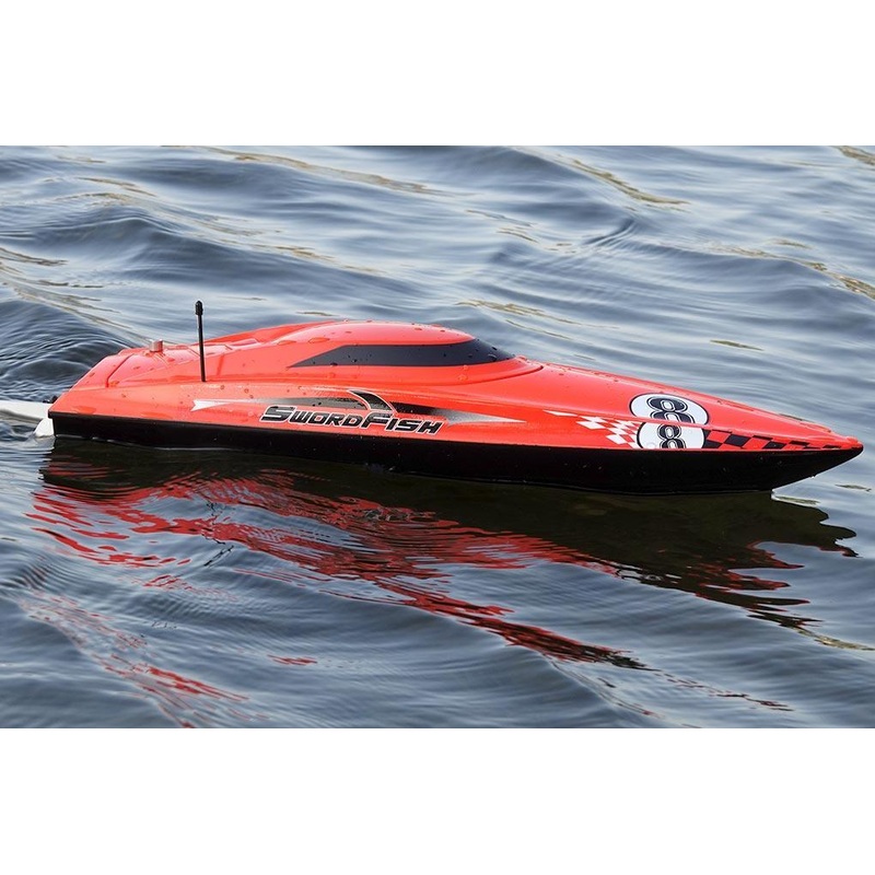 Bancroft Swordfish Deep V Red 675mm (26.5") Racing Boat - RTR - (OPEN BOX)