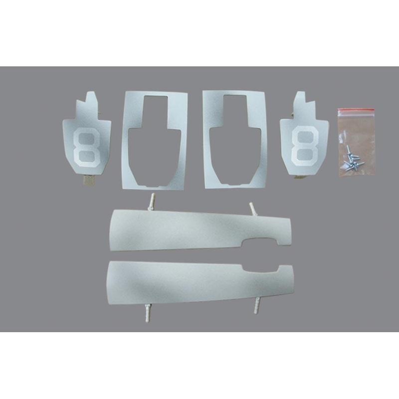 Black Horse 2280mm F4U-1D Corsair Gear Door Set - (OPEN BOX)