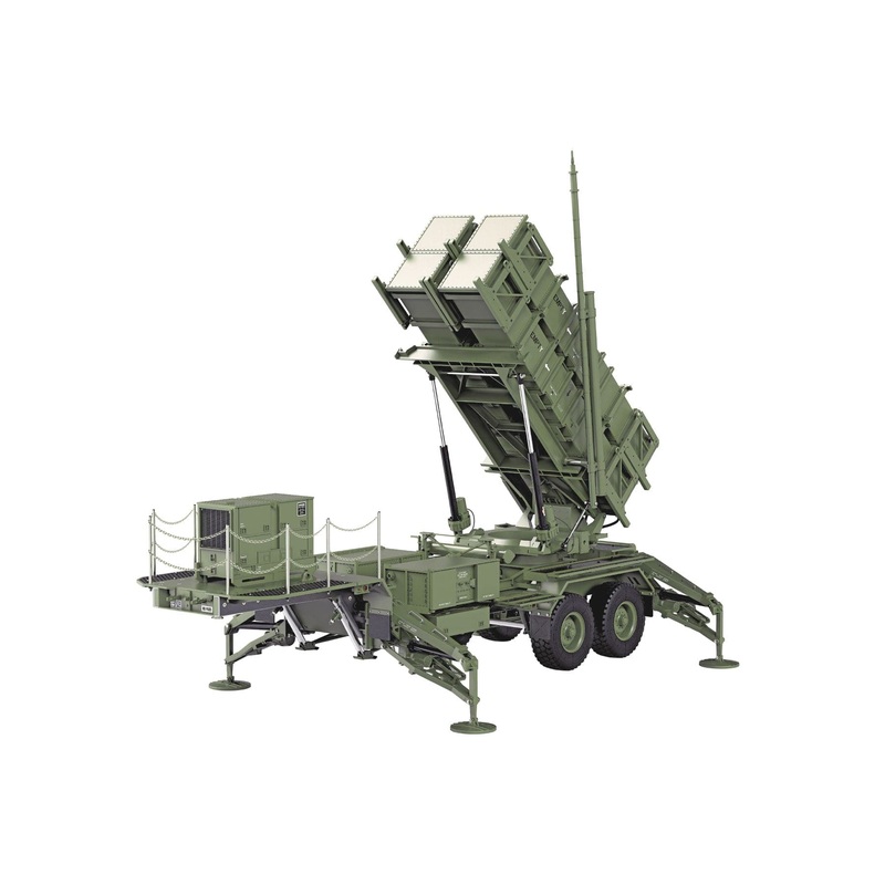 Heng Guan US Military Green 1/12 Scale Missile Launcher Trailer - KIT - (OPEN BOX)