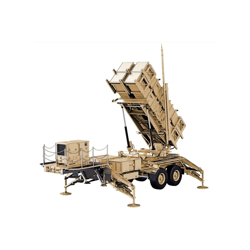 Heng Guan US Military Tan 1/12 Scale Missile Launcher Trailer - KIT - (OPEN BOX)