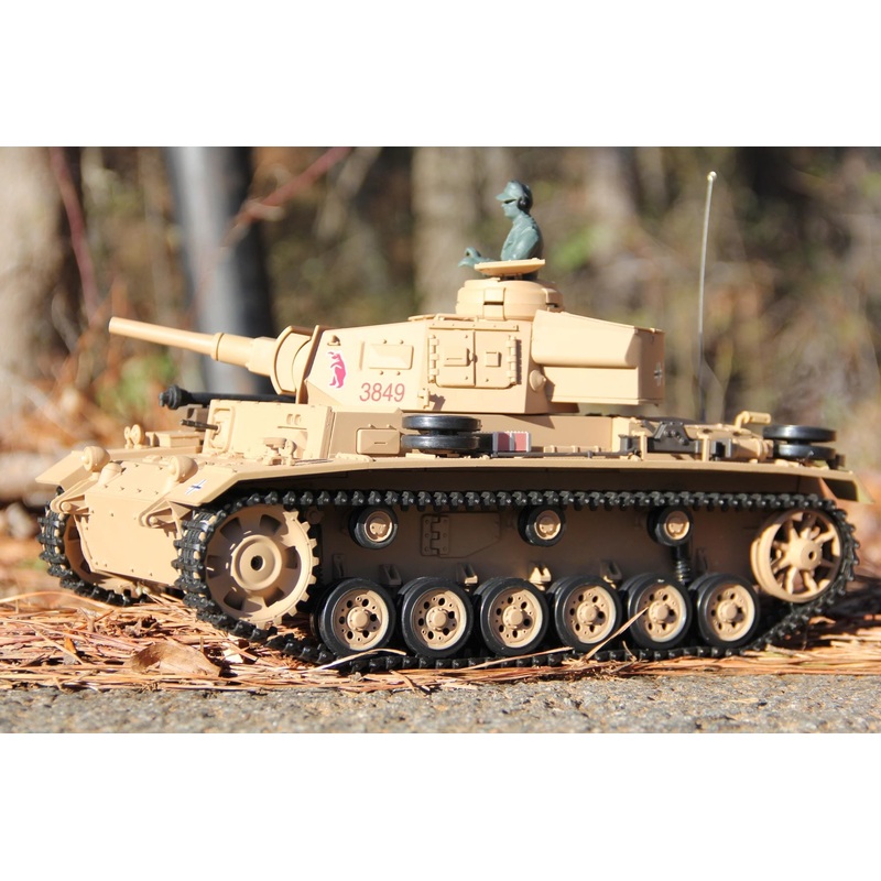 Heng Long German Panzer III (H Type) Upgrade Edition 1/16 Scale Medium Tank - RTR - (OPEN BOX)