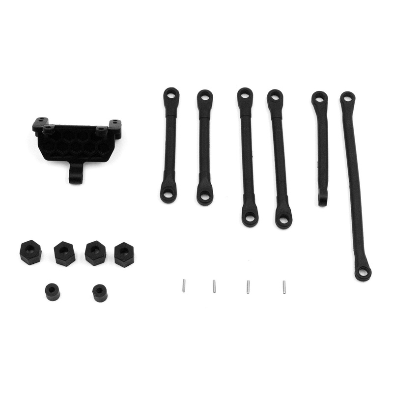 Hobby Plus 1/18 Scale CR18P 6x6 Links, Hex and Servo Mount