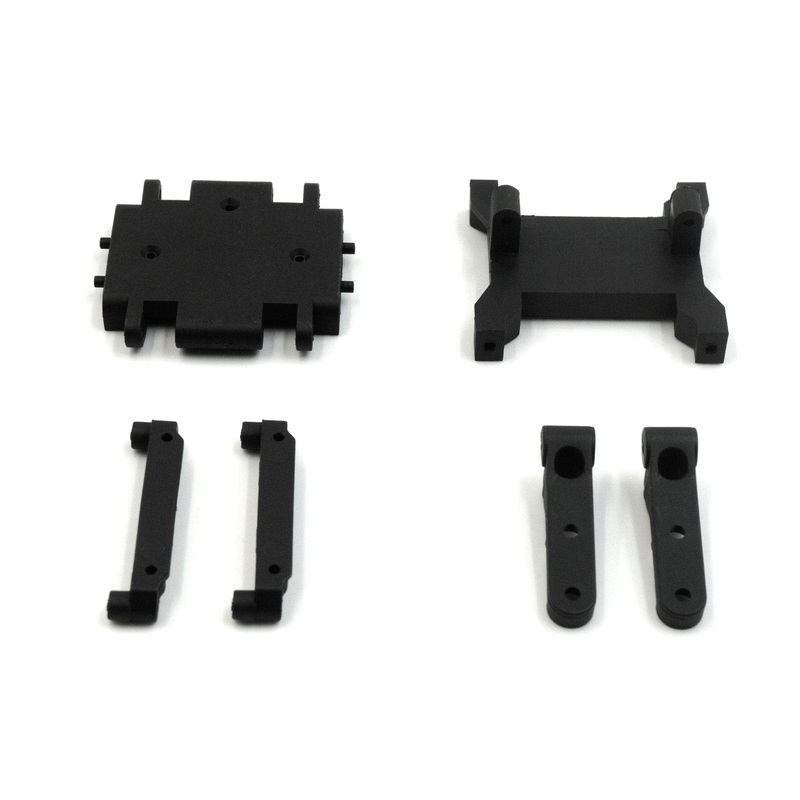 Hobby Plus 1/18 Scale CR18P 6x6 Skid Plate and Body Mounting Parts