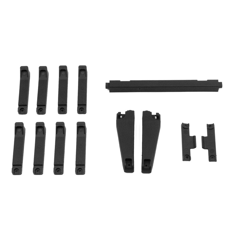Hobby Plus 1/18 Scale CR18P Black 6x6 Rear Bed Mount