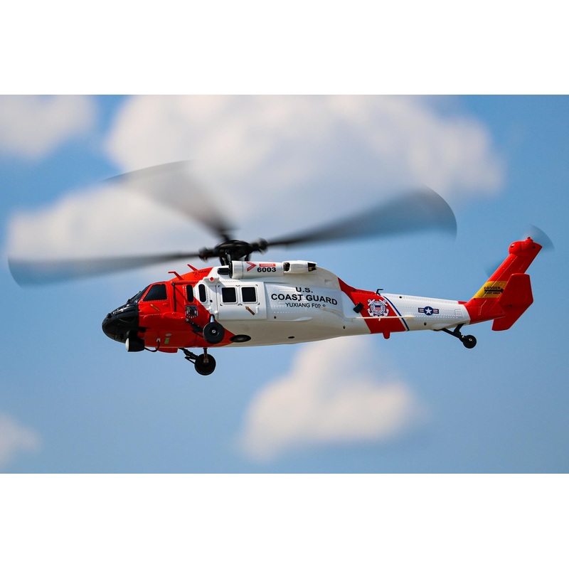 RotorScale UH-60 Coast Guard 220 Size GPS Stabilized Helicopter - RTF - (OPEN BOX)