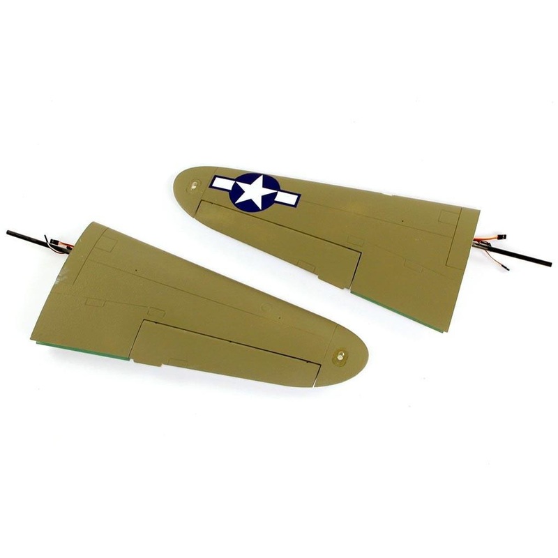 FlightLine 1600mm P-38L Main Outside Wing - Green