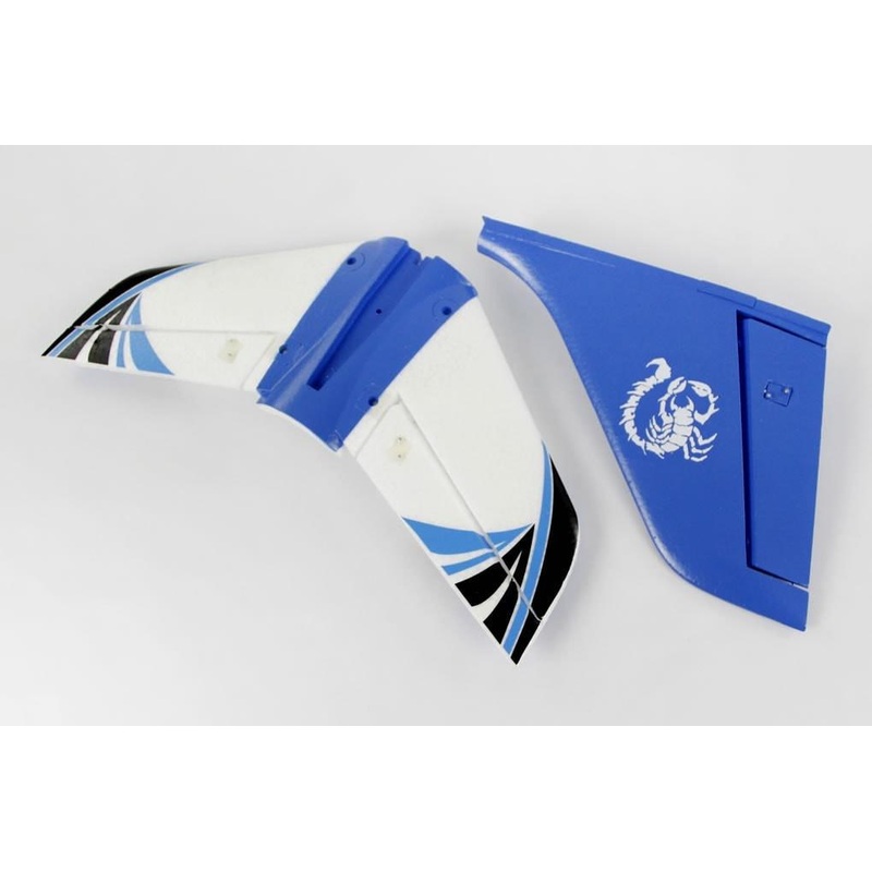 Freewing Stinger 64 Tail Wing Set - Blue