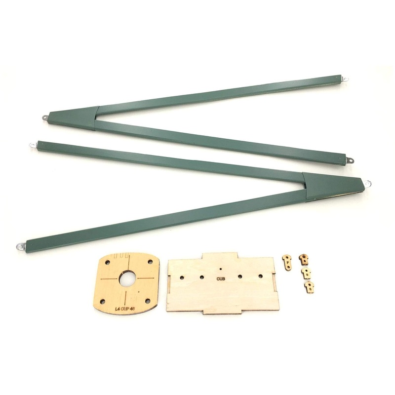 Nexa 1620mm J-3 Cub / L-4 Grasshopper Landing Gear Wood Housing