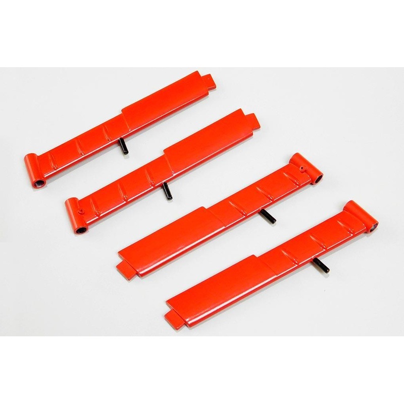 Roban 500 Size MD-500E G-Jive Red Landing Gear Set