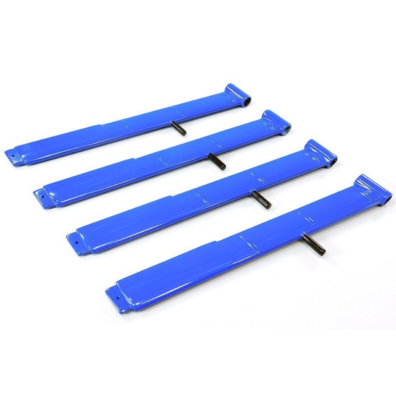 Roban 700 Size MD-500E G-Jive Blue Landing Gear Strut Set