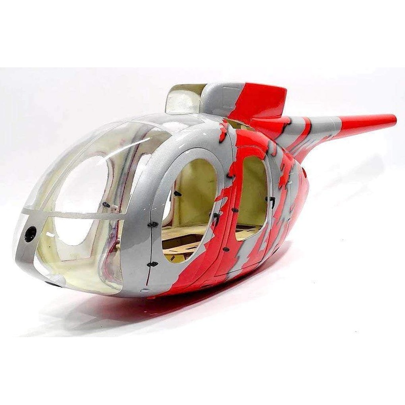 Roban MD-500E G-Jive Red 600 Size Helicopter Scale Conversion - KIT