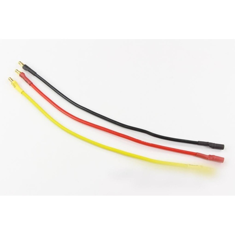 BenchCraft 200mm (8") Motor Extensions with 3.5mm Bullet Connectors (3 Pack)