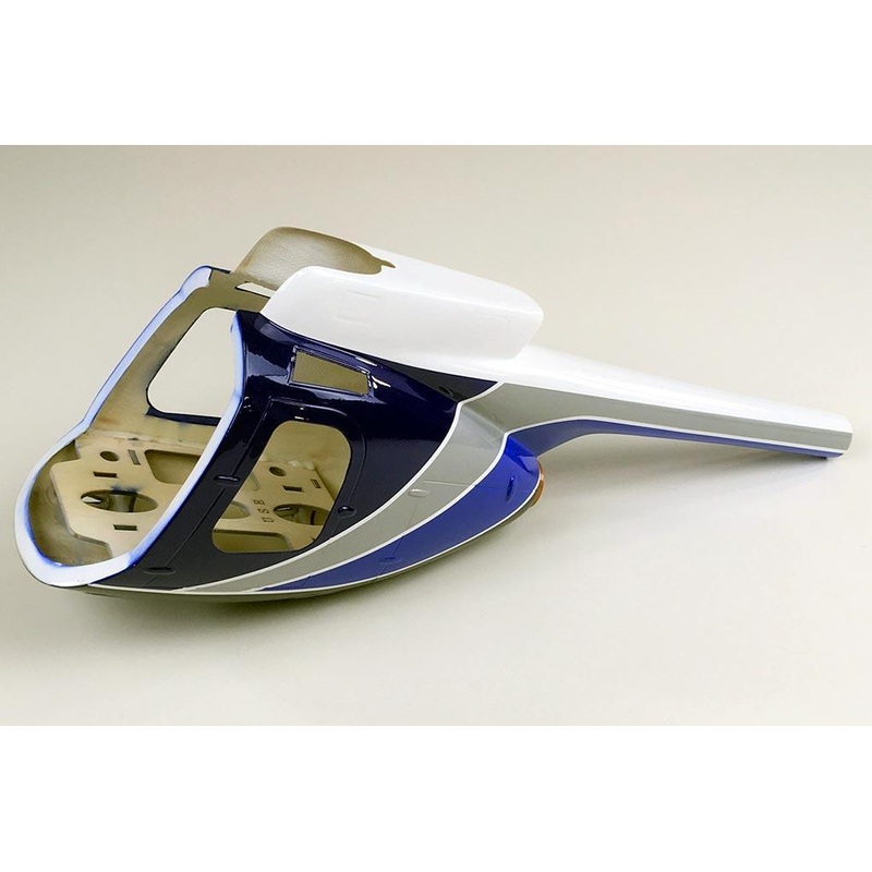 RotorScale MD500E Police Blue 450 Rear Fuselage Set