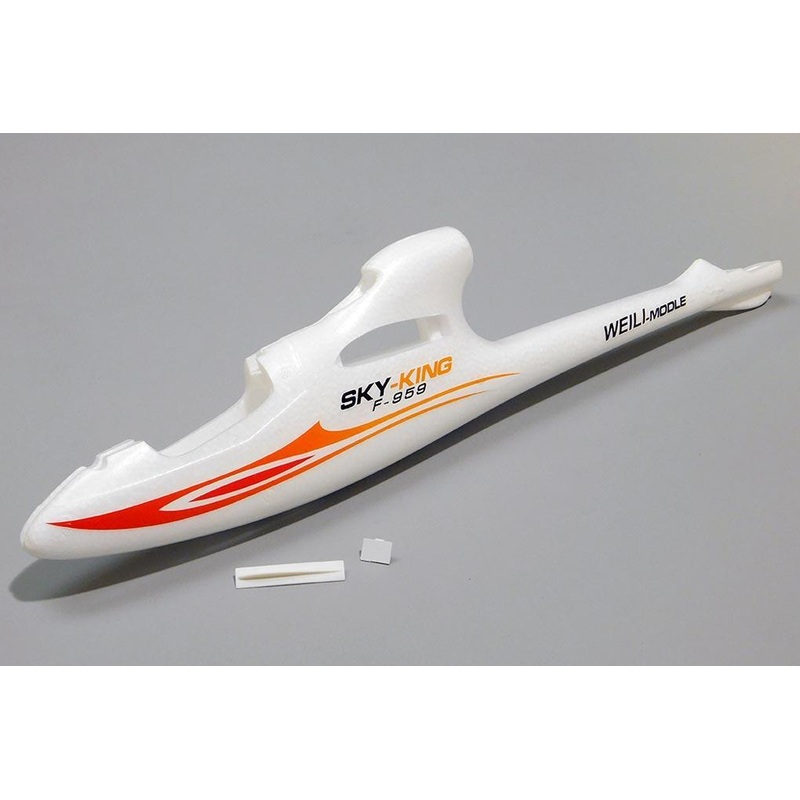 XK Sky King Glider Red 750mm Fuselage