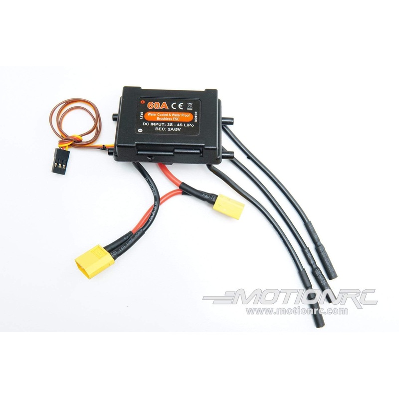 Bancroft 60A Water Cooled Brushless ESC with XT60 Connector