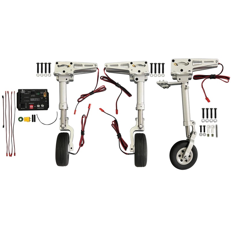 Black Horse 1890mm L-39 Albatros 120N Turbine Electric Retract Set with Wheels