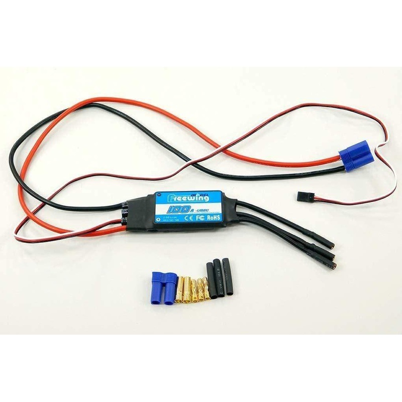 Freewing 80mm EDF T-33/Mig-21/A-4 100A Brushless ESC