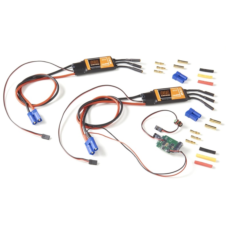 Freewing 80mm F-14 Dual 80A ESC with 5A UBEC